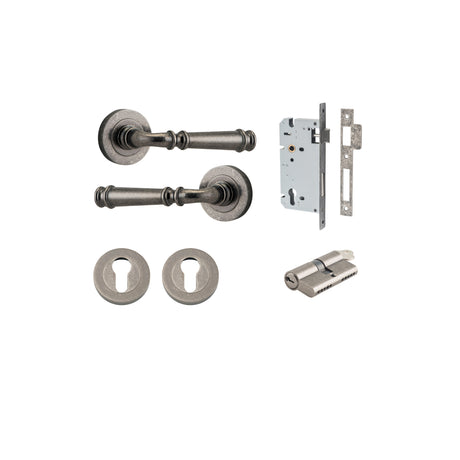 Iver Verona Round Rose Lever Set - Complete Kits