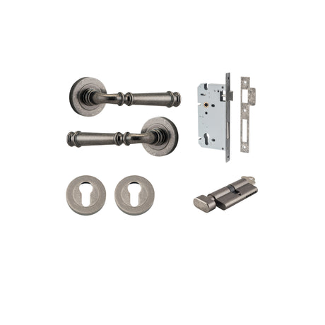 Iver Verona Round Rose Lever Set - Complete Kits