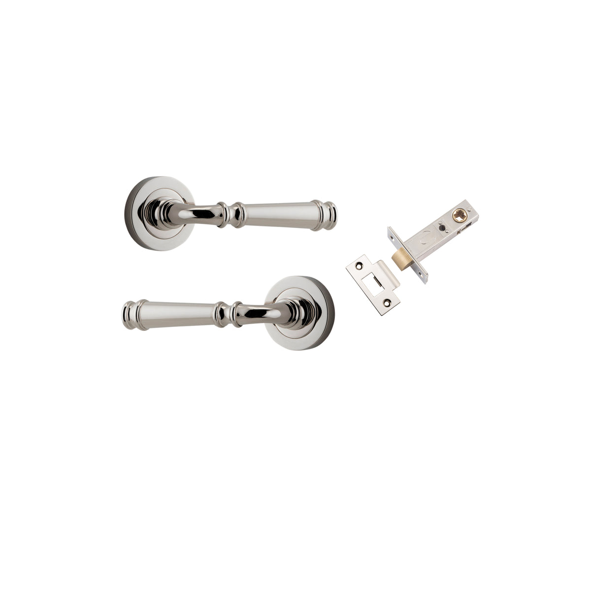 Iver Verona Round Rose Lever Set - Complete Kits