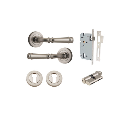 Iver Verona Round Rose Lever Set - Complete Kits