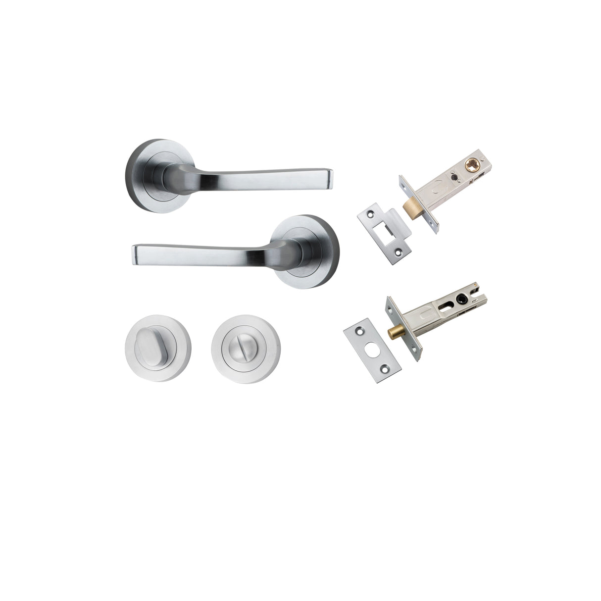 Iver Annecy Round Rose Lever Set - Complete Kits