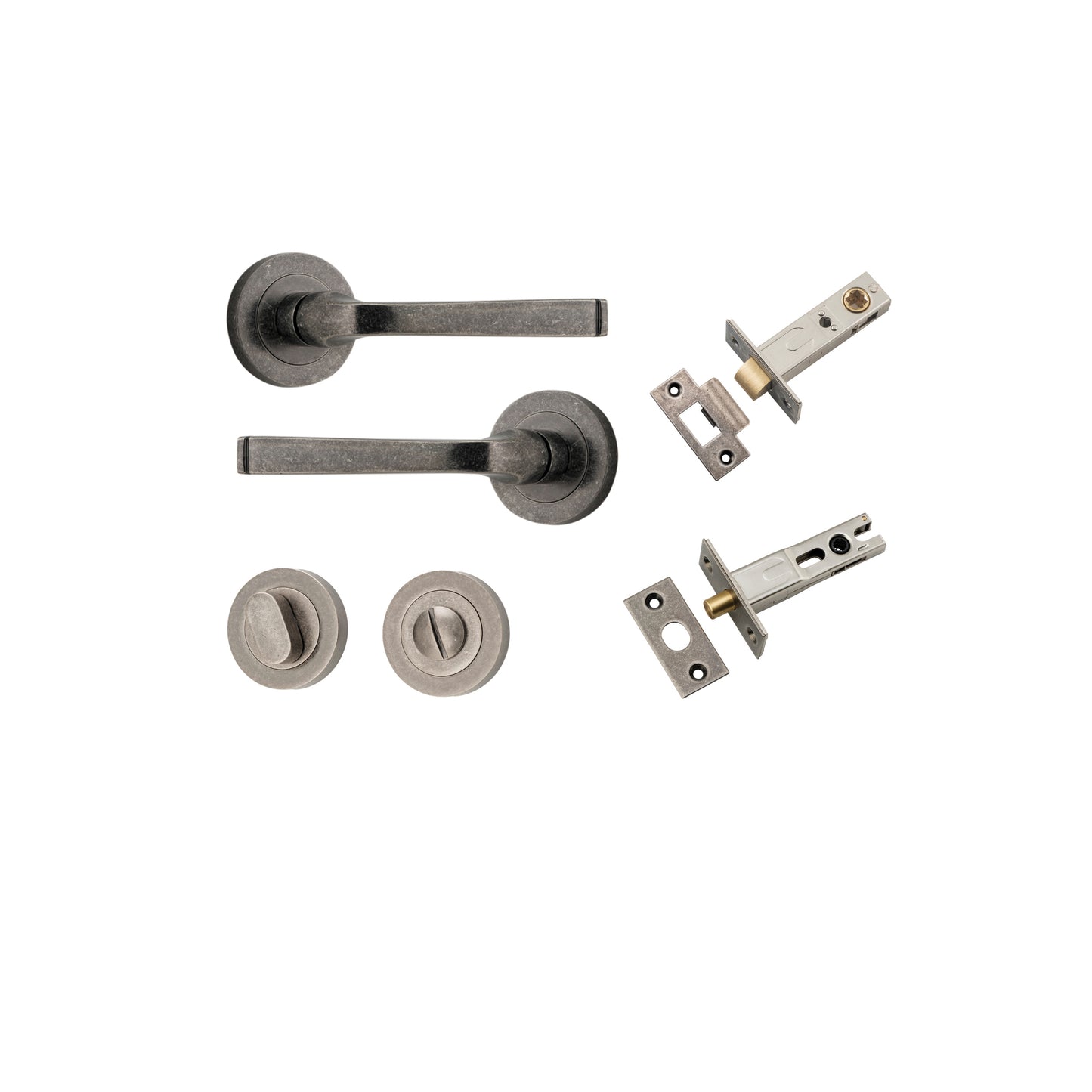 Iver Annecy Round Rose Lever Set