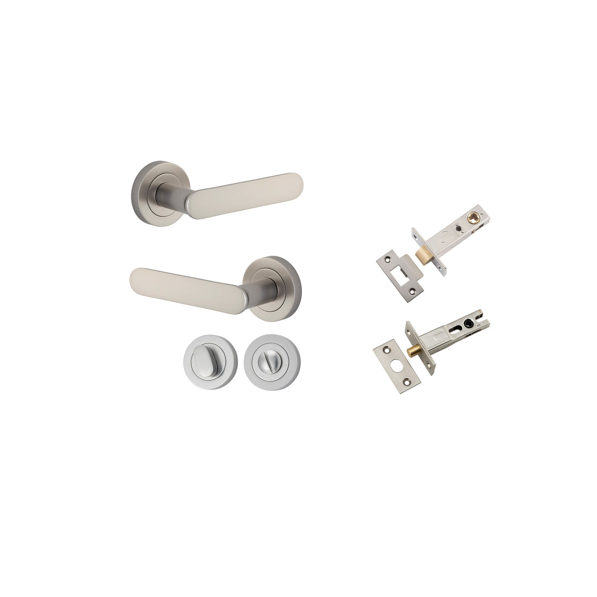 Iver Bronte Round Rose Lever Set - Complete Kits