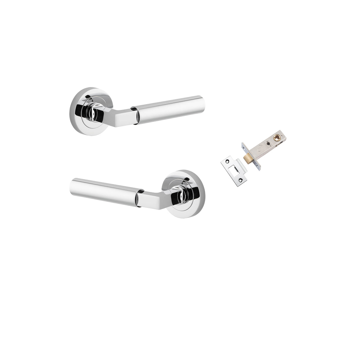 Iver Berlin Round Rose Lever Set - Complete Kits