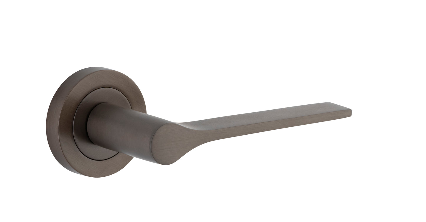 Iver Como Round Rose Lever Set