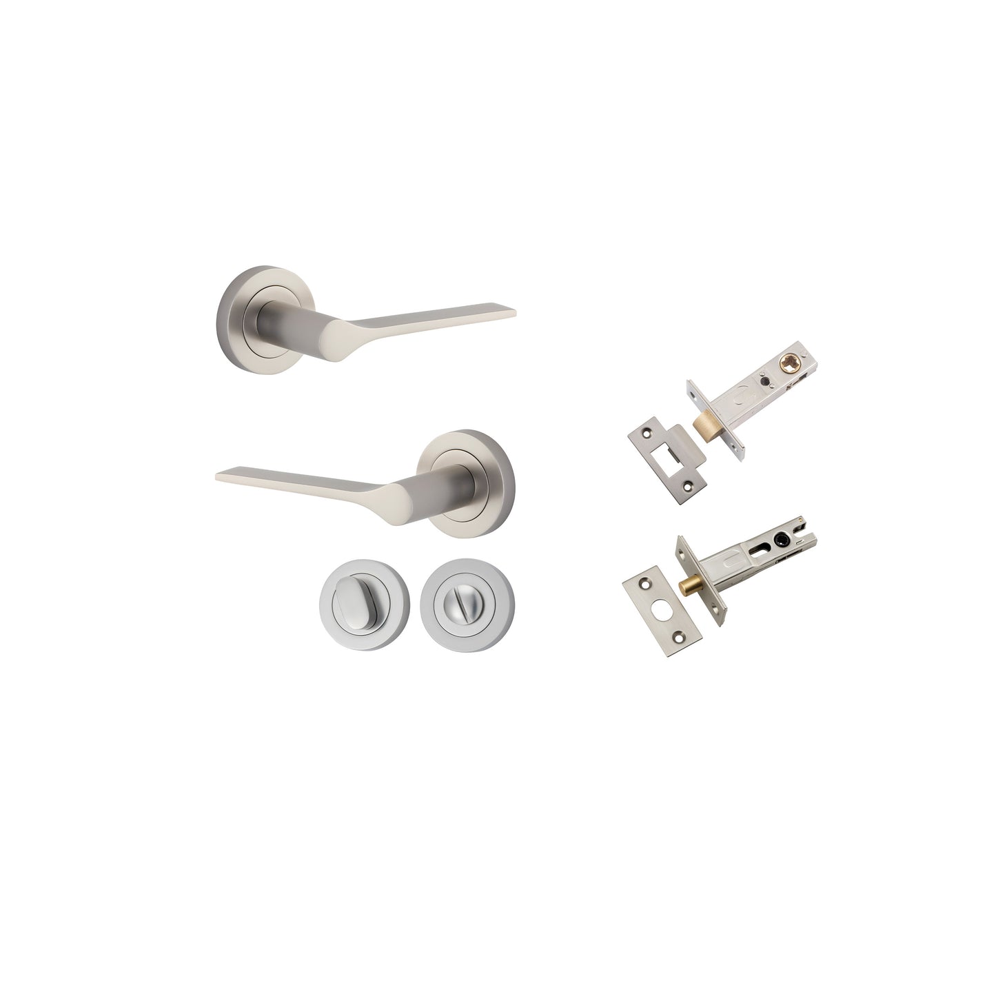 Iver Como Round Rose Lever Set