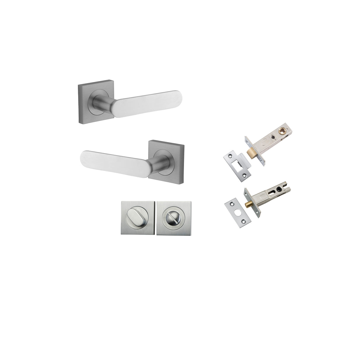 Iver Bronte Square Rose Lever Set - Complete Kits