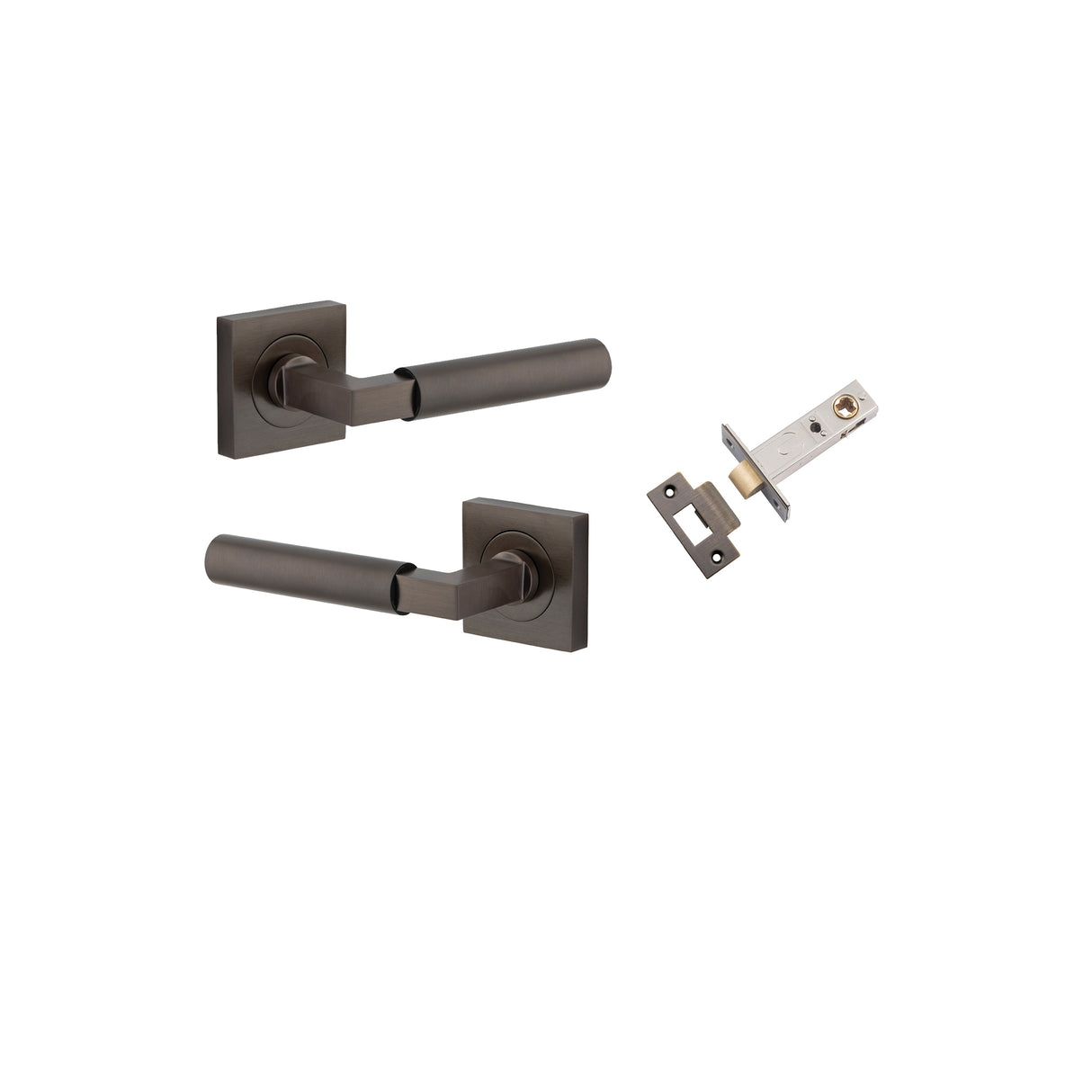 Iver Berlin Square Rose Lever Set - Complete Kits