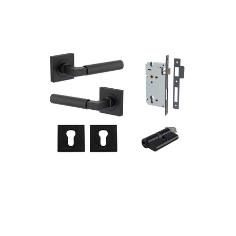 Iver Berlin Square Rose Lever Set - Complete Kits