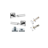 Iver Berlin Square Rose Lever Set - Complete Kits