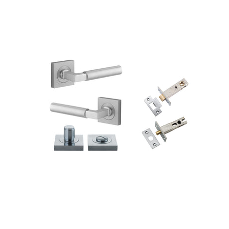 Iver Berlin Square Rose Lever Set - Complete Kits