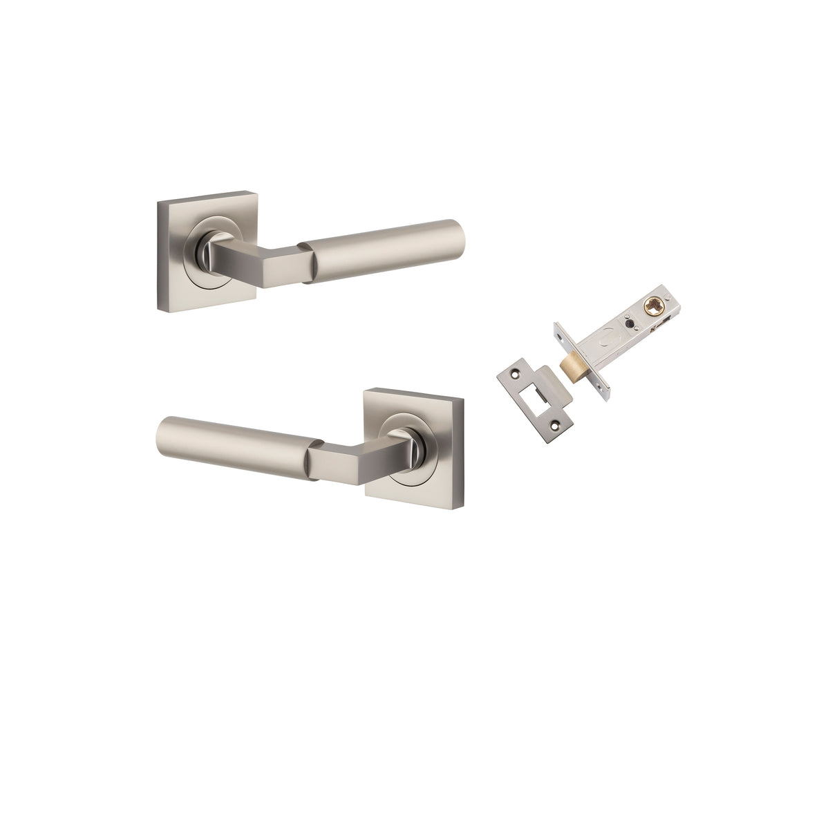 Iver Berlin Square Rose Lever Set - Complete Kits