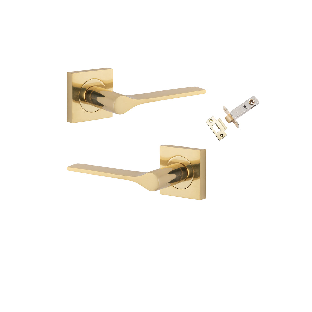 Iver Como Square Rose Lever Set - Complete Kits