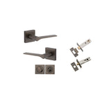 Iver Como Square Rose Lever Set - Complete Kits