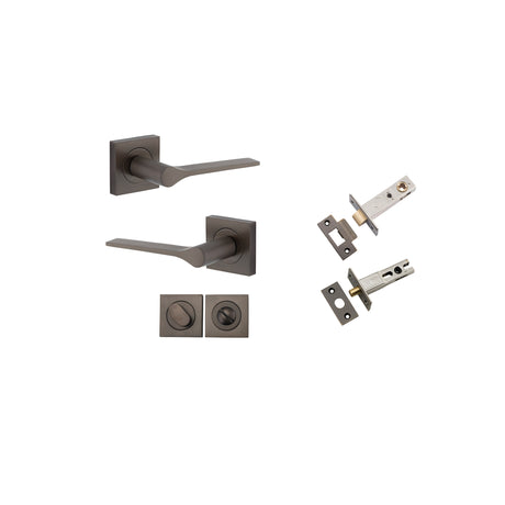 Iver Como Square Rose Lever Set - Complete Kits