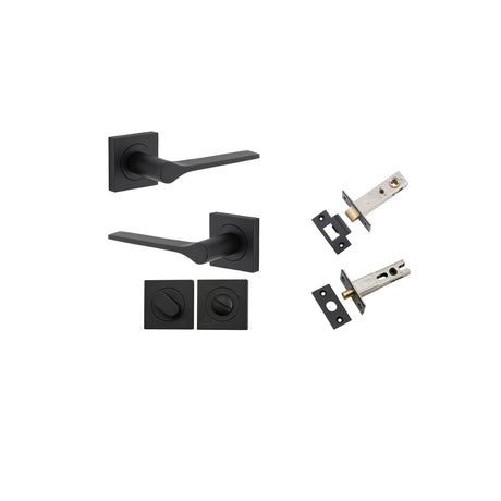 Iver Como Square Rose Lever Set - Complete Kits