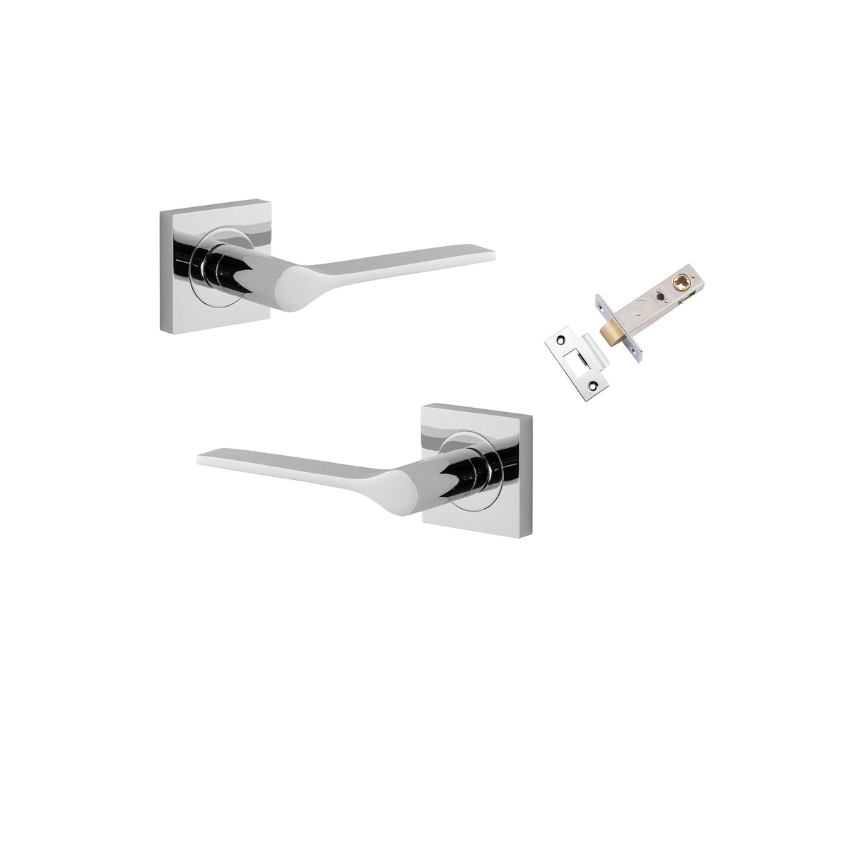Iver Como Square Rose Lever Set - Complete Kits