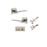 Iver Como Square Rose Lever Set - Complete Kits