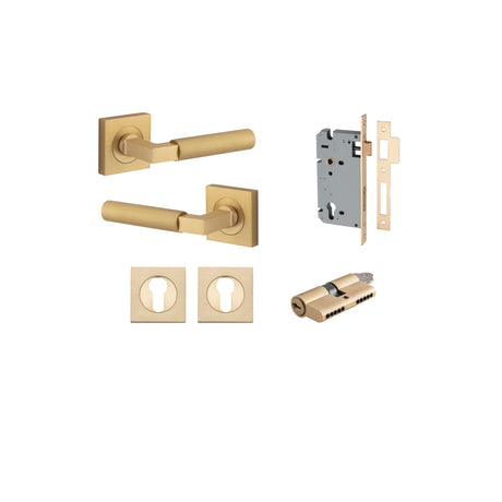 Iver Berlin Square Rose Lever Set - Complete Kits