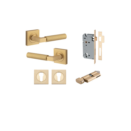 Iver Berlin Square Rose Lever Set - Complete Kits