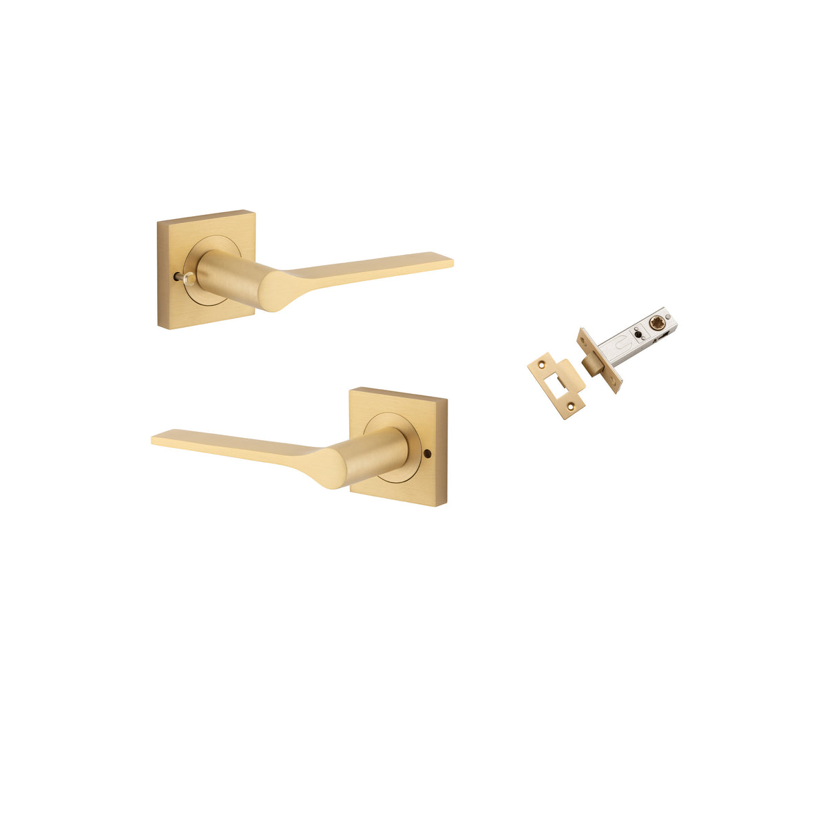 Iver Como Square Rose Lever Set - Complete Kits