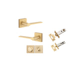 Iver Como Square Rose Lever Set - Complete Kits