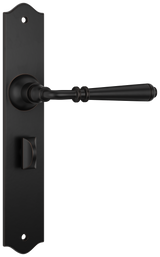 Tradco Reims Lever Long Plate, Antique Copper, Privacy