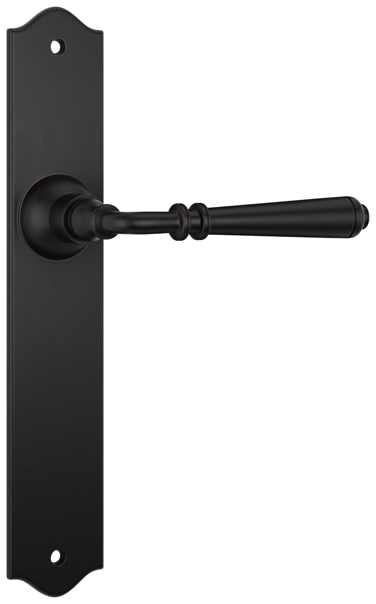 Tradco Reims Lever Long Plate, Antique Copper, Passage