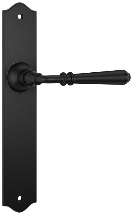 Tradco Reims Lever Long Plate, Antique Copper, Passage