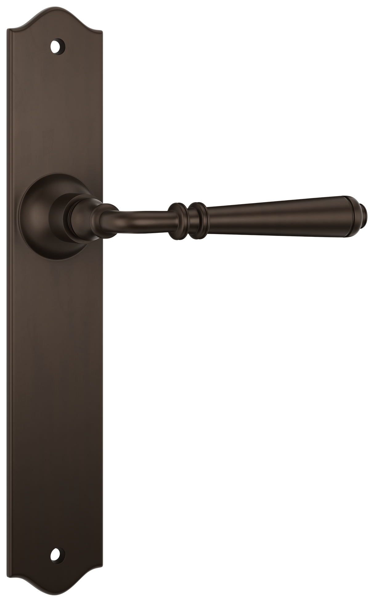 Tradco Reims Lever Long Plate, Antique Brass, Passage