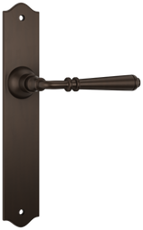 Tradco Reims Lever Long Plate, Antique Brass, Passage