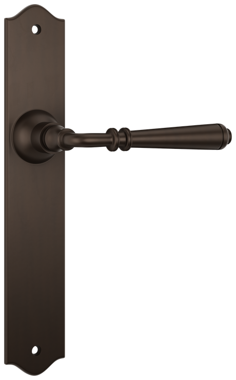 Tradco Reims Lever Long Plate, Antique Brass, Passage