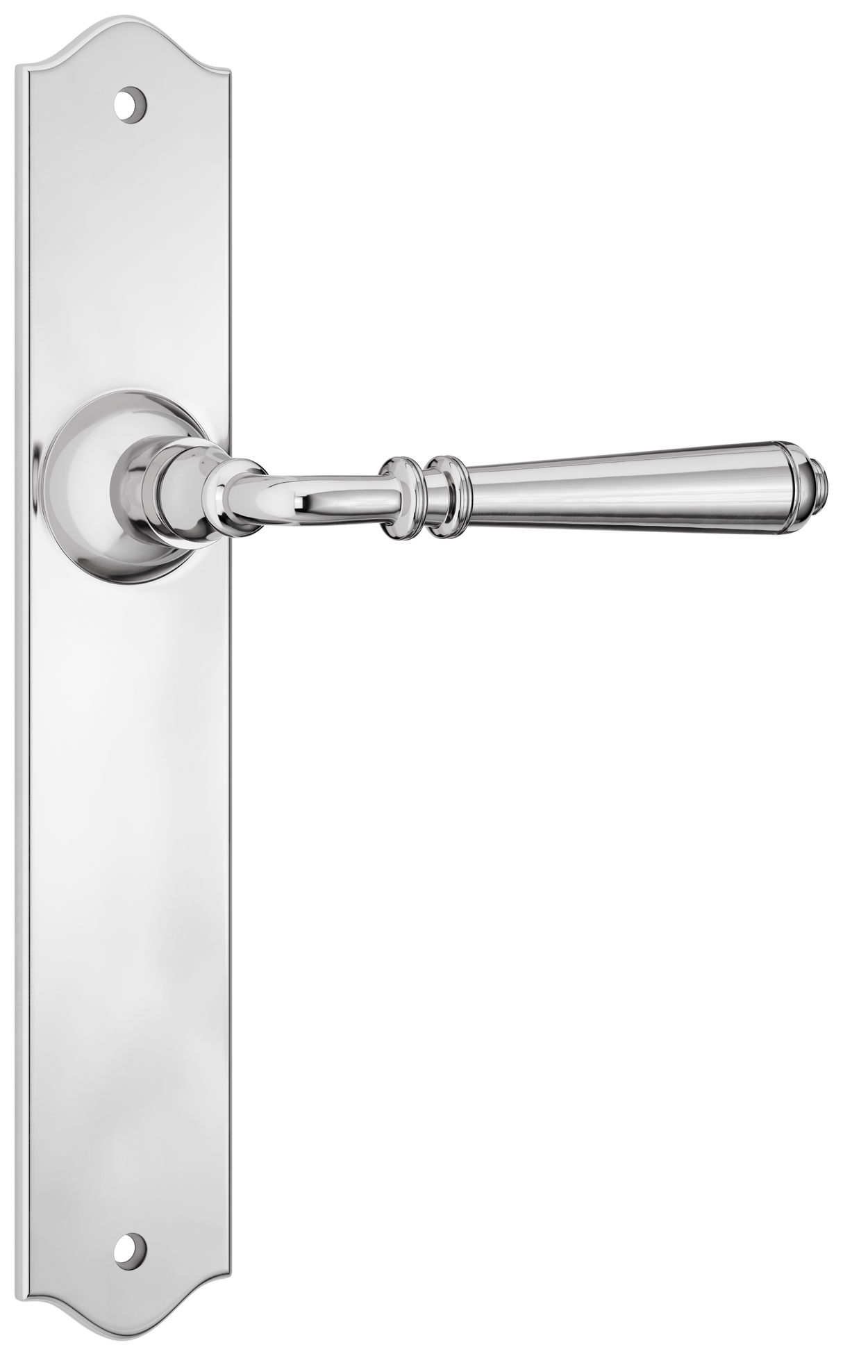 Tradco Reims Lever Long Plate, Chrome Plated, Passage