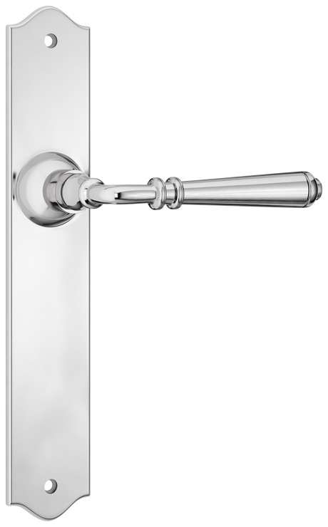 Tradco Reims Lever Long Plate, Chrome Plated, Passage