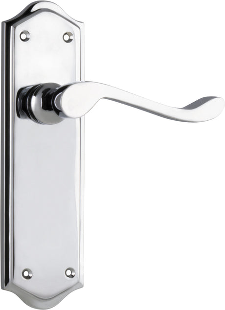 Tradco Henley Passage Lever, Chrome Plated