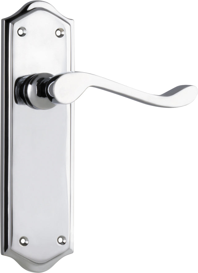 Tradco Henley Passage Lever, Chrome Plated