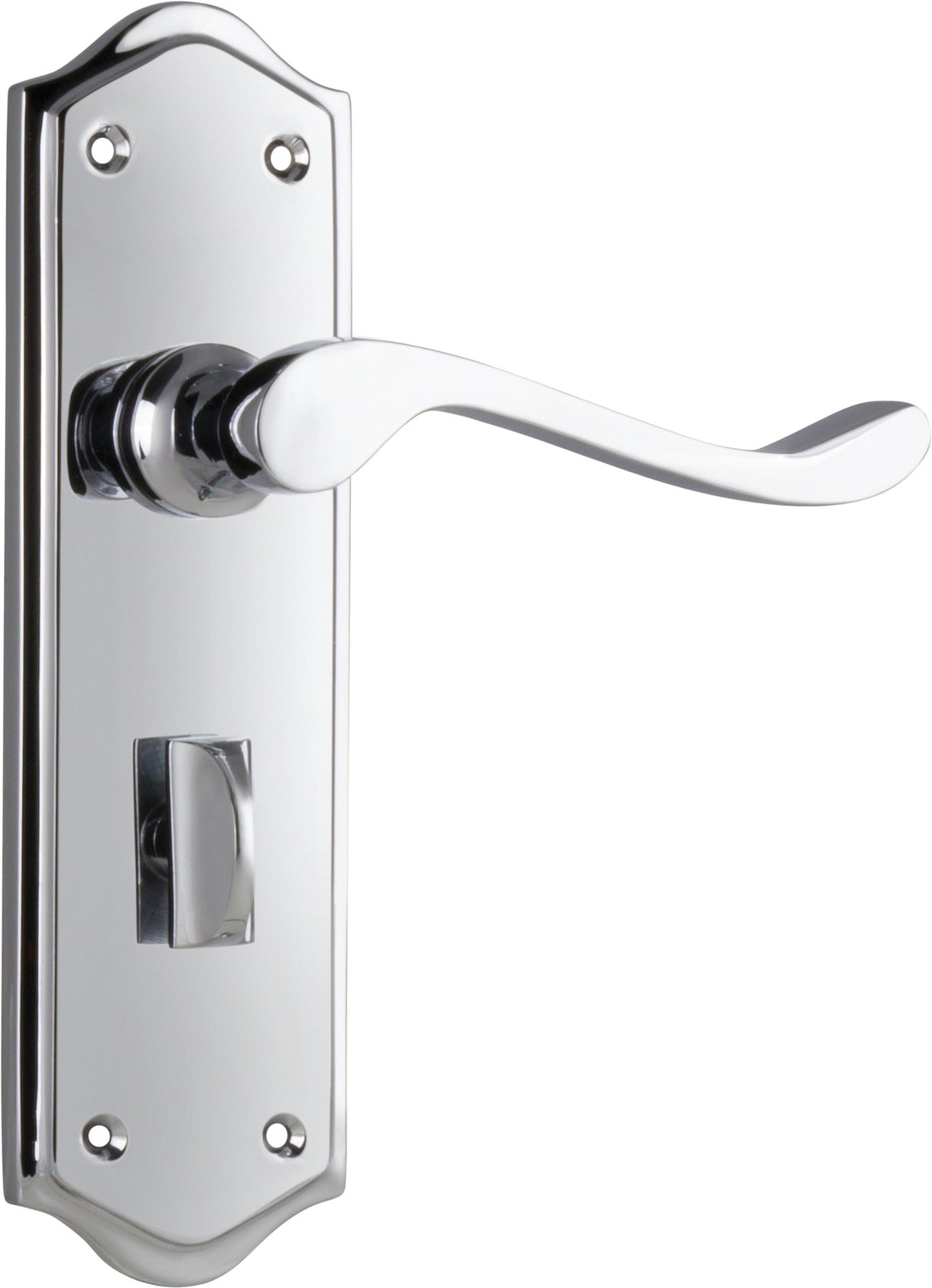 Tradco Henley Privacy Lever, Chrome Plated