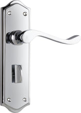 Tradco Henley Privacy Lever, Chrome Plated
