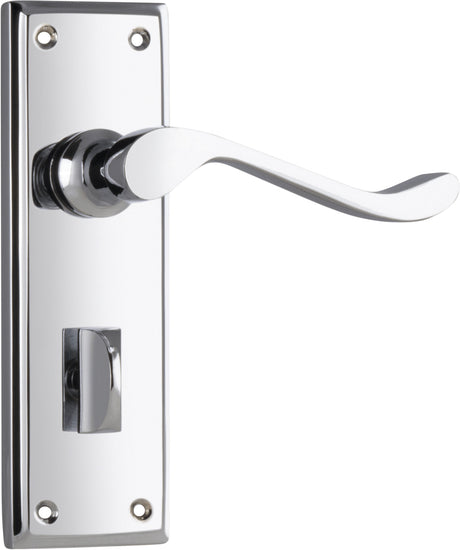 Tradco Camden Privacy Lever, Chrome Plated