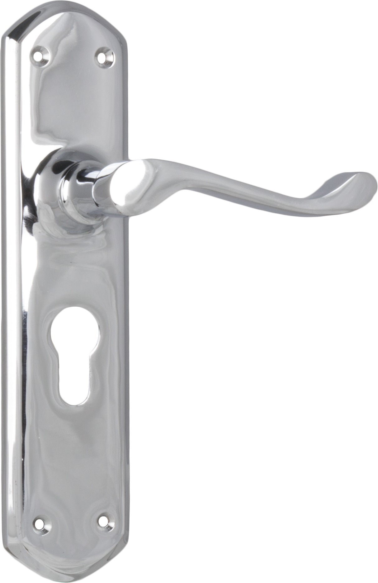 Tradco Windsor Door Lever Chrome Plated Euro