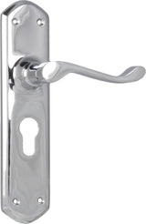 Tradco Windsor Door Lever Chrome Plated Euro