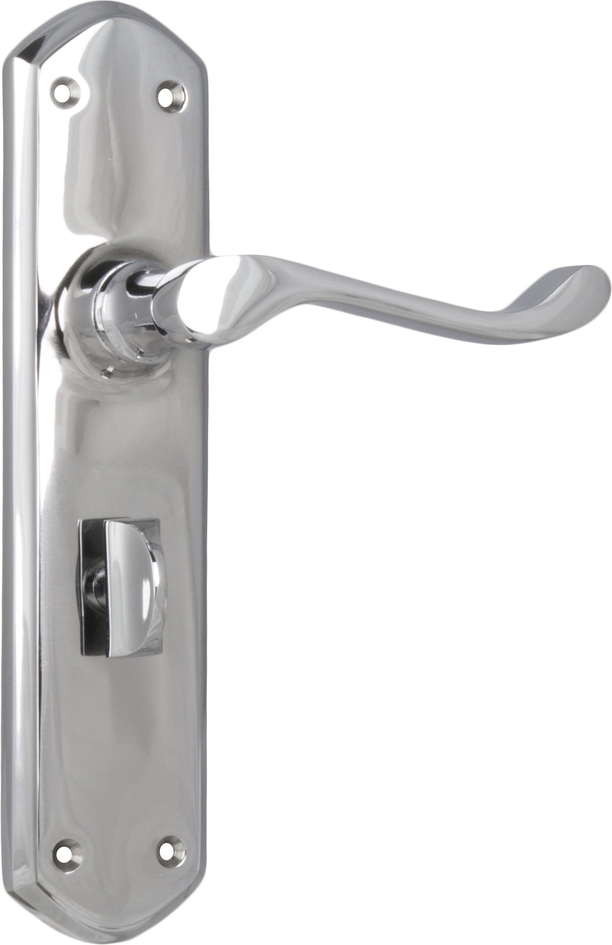 Tradco Windsor Door Lever Chrome Plated Privacy