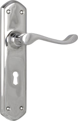Tradco Windsor Door Lever Chrome Plated Lock