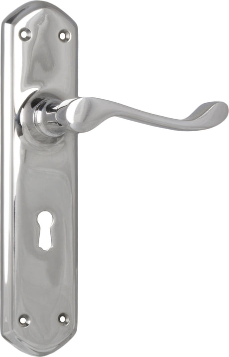 Tradco Windsor Door Lever Chrome Plated Lock