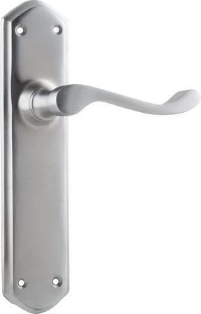 Tradco Windsor Door Lever Satin Chrome Latch