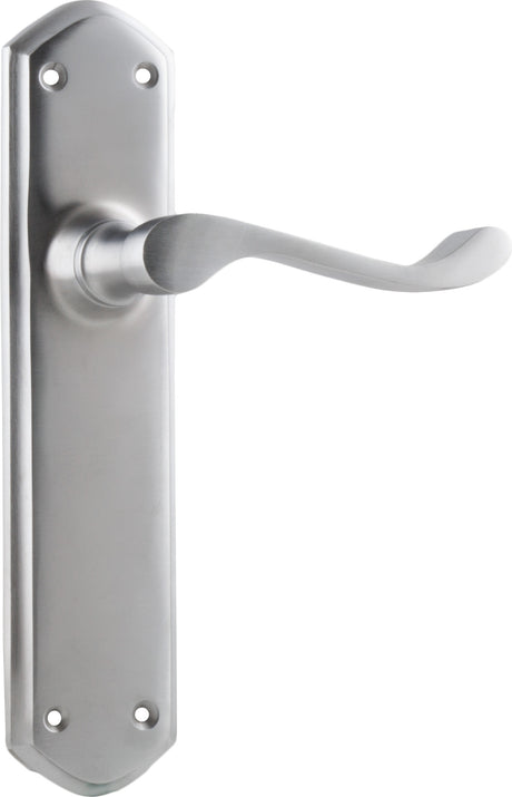 Tradco Windsor Door Lever Satin Chrome Latch