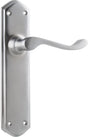 Tradco Windsor Door Lever Satin Chrome Latch