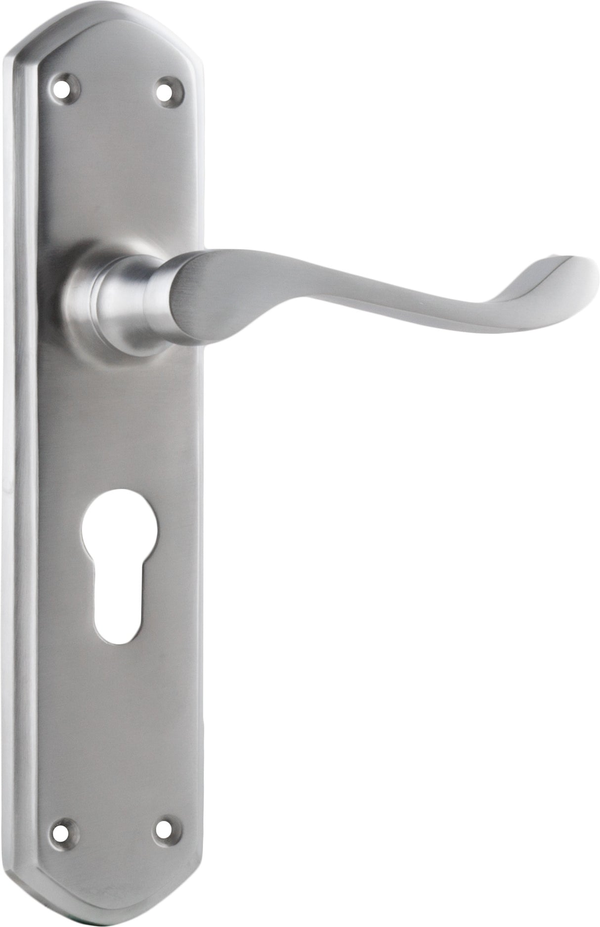Tradco Windsor Door Lever Satin Chrome Euro