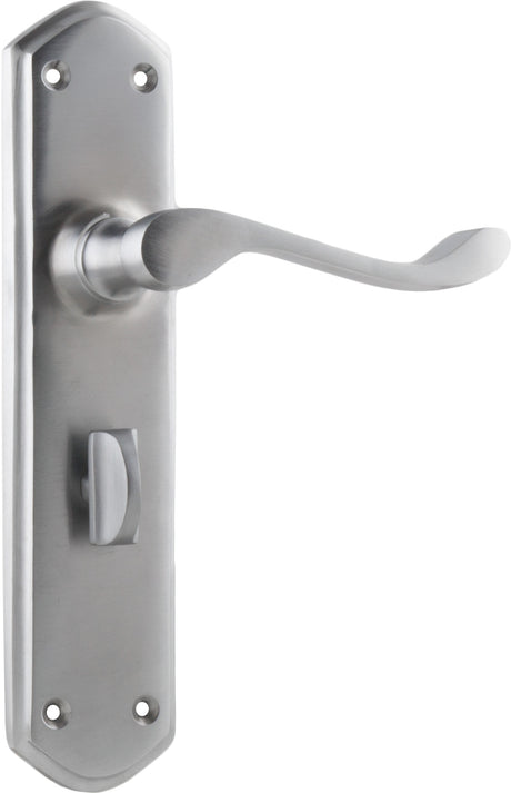 Tradco Windsor Door Lever Satin Chrome Privacy