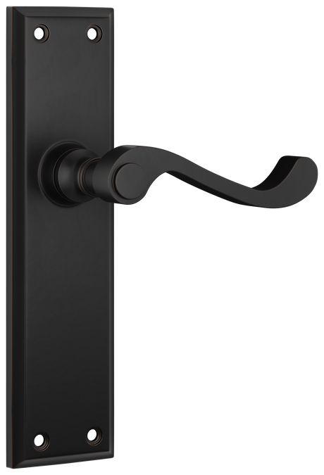 Tradco Milton Lever, Antique Copper, Passage